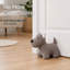 Butoir de porte pour chien, support de plancher décoratif Boucle lesté pour les pièces intérieures, taupe-131528651