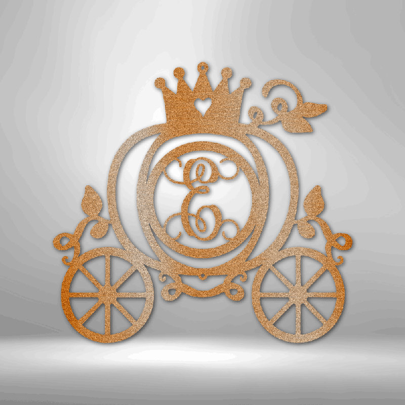 Monogramme personnalisé en acier avec monogramme, Oui