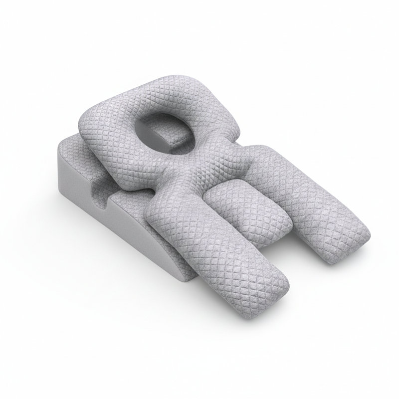 Coussin en duvet Sound Sleep Comfort, Gris