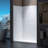 Solid Surface Shower Wall Panel Surround, High Gloss White Finish, 1"(25mm) Thick, Cuttable, Two Installation Methods (Screw Mounting or Glue-Up Design)-102218627
