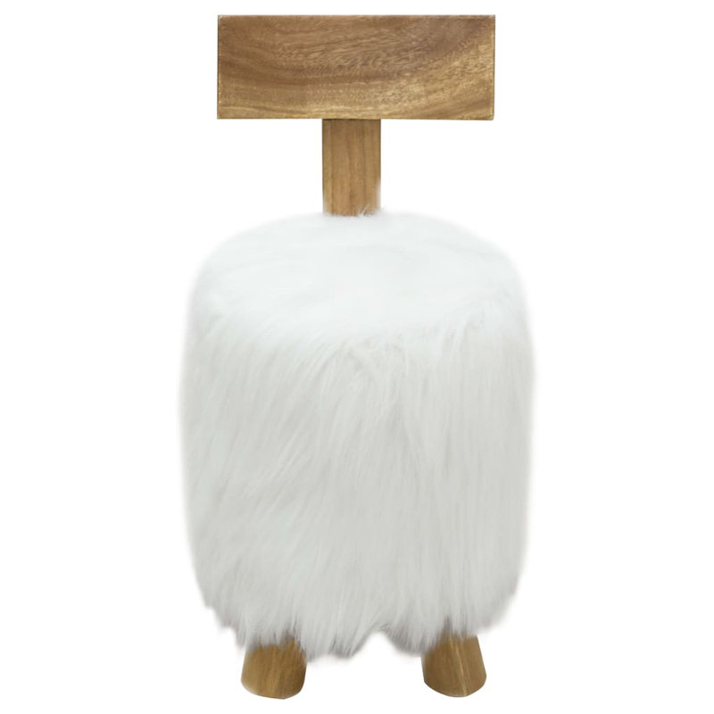 Maher Solid Wood Accent Stool