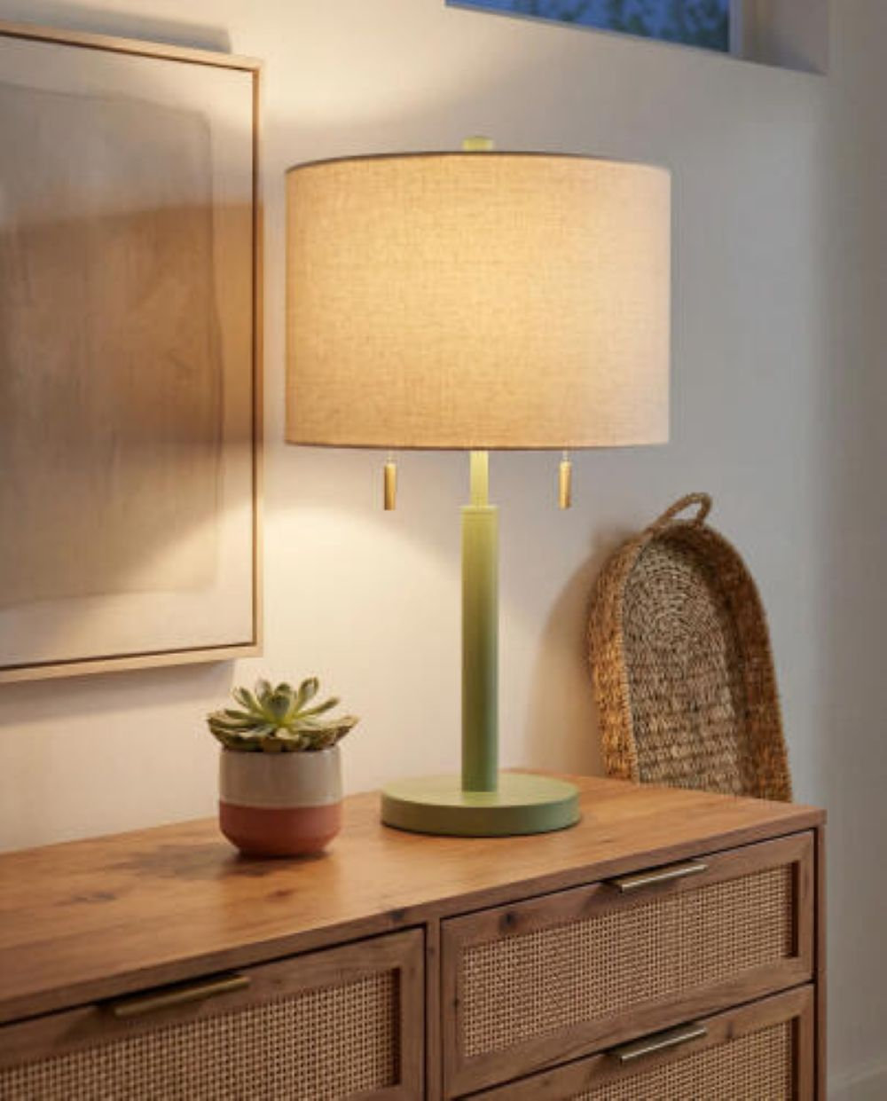 Kenley Table Lamp, Green