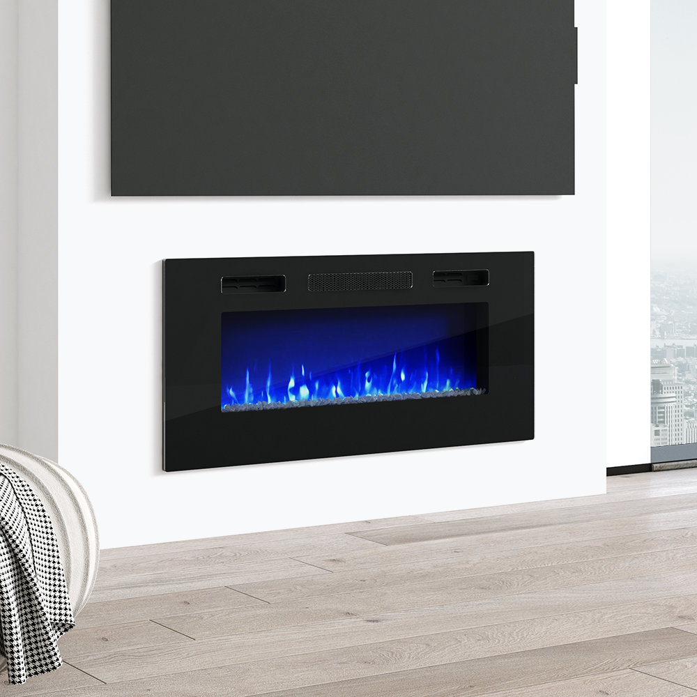 Johna Electric Fireplace Insert Orren Ellis 
