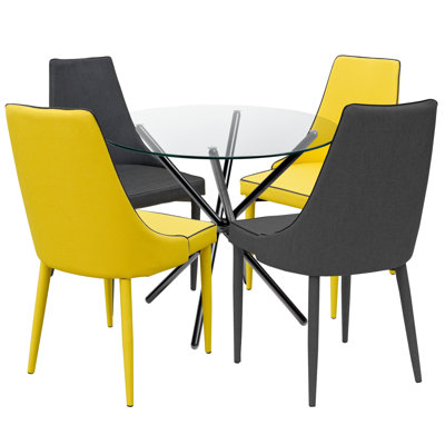 Ayarie 4 - Person Dining Set
