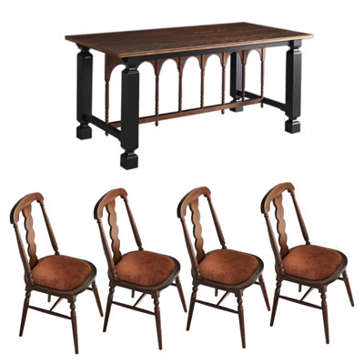 Retro Exquisite And Durable Rectangular Table