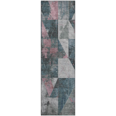 Premium Machine Washable Fairwood AMF1888 Geometric Rug