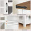 Console 43,3 "avec rangement Farmhouse