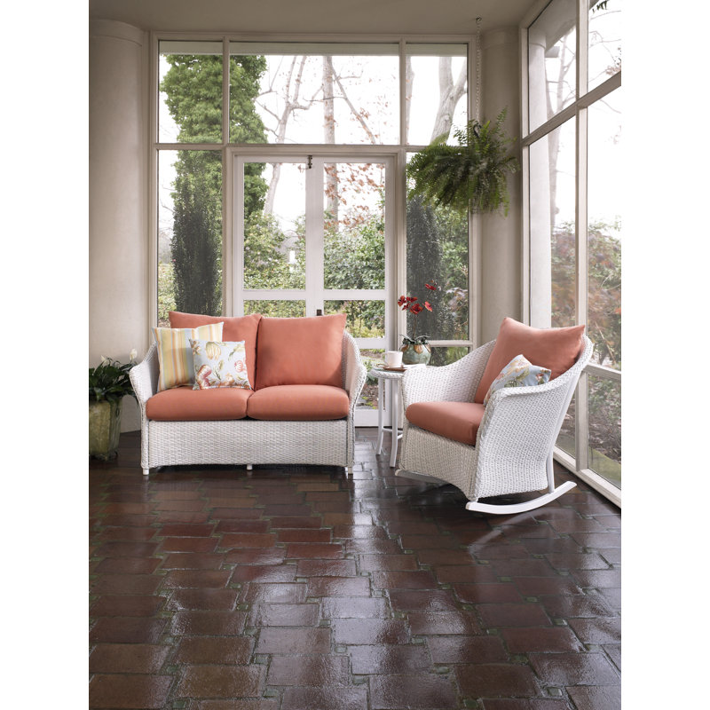 Weekend Retreat Outdoor Rocker Chair, Ebony, Callen Pearl