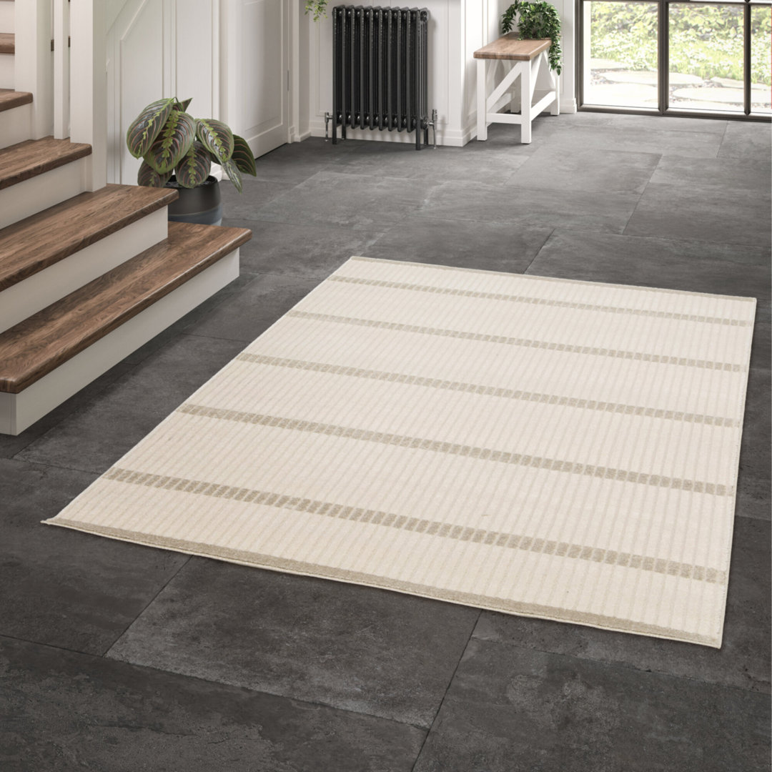 Teppich Anyelo in Beige/Cremefarben