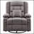 Kneading Massage Rocker Recliner Chair With 4-Point 3D Kneading, Heat, And Rocking Function For Ultimate Comfort-1794722298