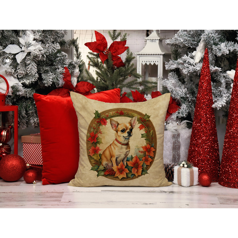 Coussin Christmas, Carré, 18 po x 18 po