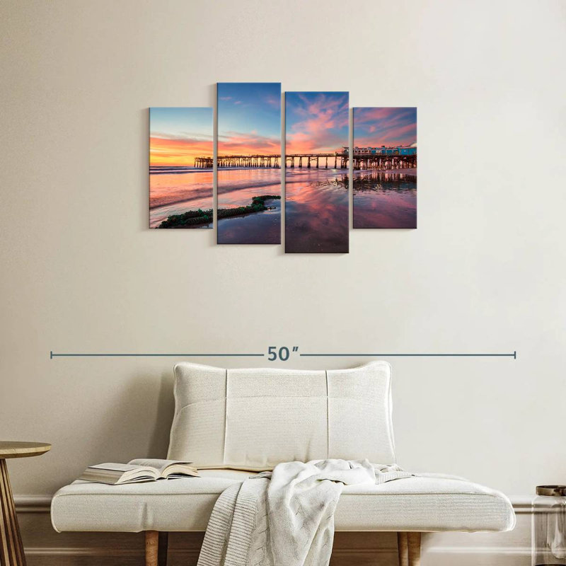 Aletra Cocoa Beach Pier Sunrise, 22" H x 36" W