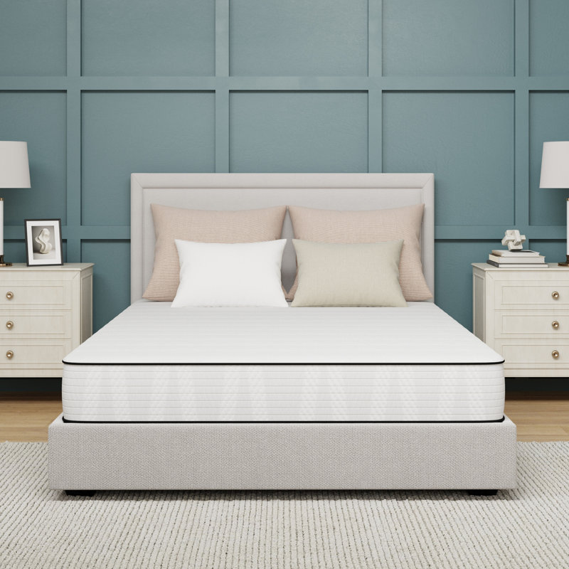 Avenco 8" Medium Gel Memory Foam Pillow Top Hybrid Mattress– 10-Year Warranty, CertiPUR-US, OEKO-TEX Certified, Full, 8"