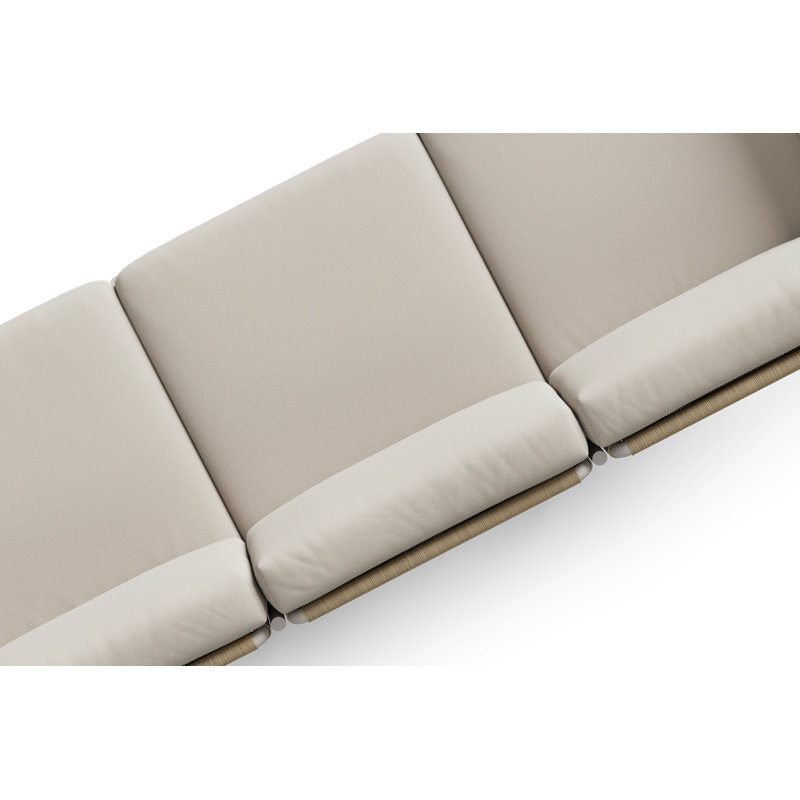 Outdoor 7 - Piece Conversation Set, Sunbrella Restored Dune