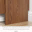Solid Oak Door Shoe Cabinet 16 Pair Solid Wood Shoe Storage Cabinet