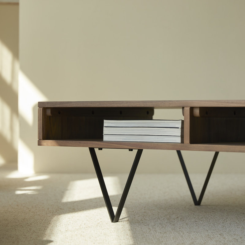 Metric Solid Wood Coffee Table