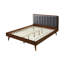 Grand lit plateforme tapissier