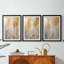 ABSTRACT Series CMXLII - Impression encadrée sur mesure de qualité supérieure - 3 pièces-1995754930-1995754932