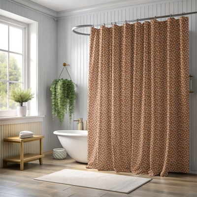 Honey Grid - Premium Shower Curtain