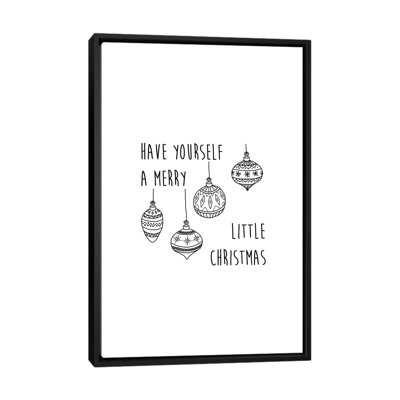 " Have Yourself A Merry B&W " by Orara Studio