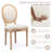 31.5" Tulip Round Dining Table And 2 Round-backed Dining Chairs Set-1917208873-1917208879