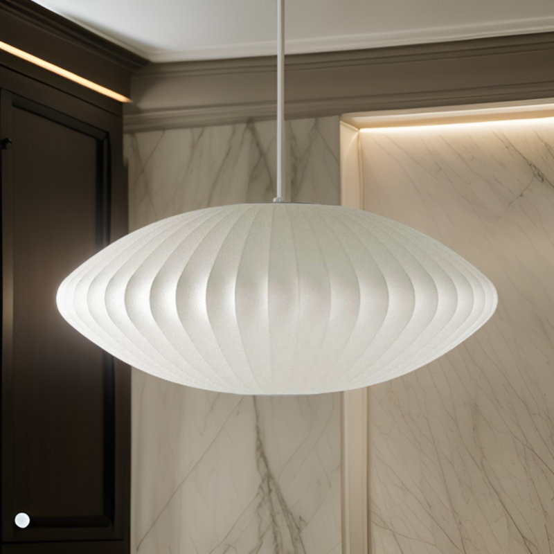 Luminaire suspendu 1 lumière Coleena, H 7,25 po x l 16 po x P 16 po