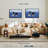 " Jumping Couple Orcas Wall Art "-705730256