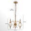 Luminaire suspendu vintage 3 lumières-2035408321-2035408327