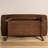 Simple solid oak tea table-1847826364