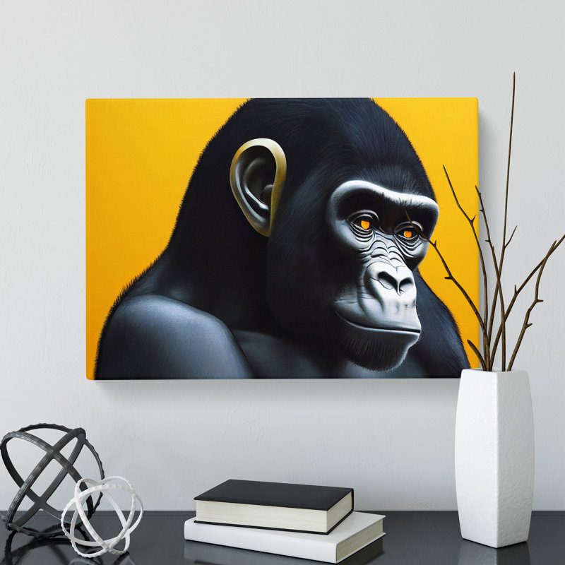 Modern Gorilla Art Vol.2 - Wrapped Canvas Print, 35cm H x 50cm W x 3cm D