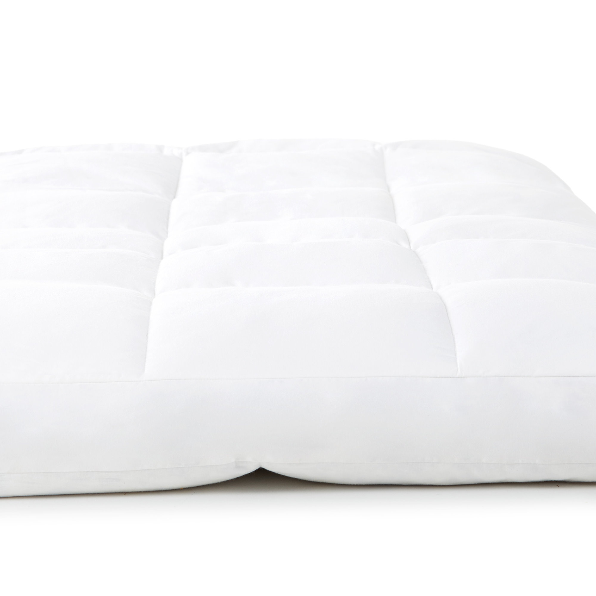 Ultra Plush Pillow 3" Feathers Mattress Topper, Queen