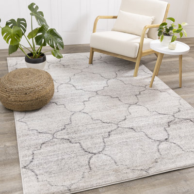 Tapis intérieur gris Katrein