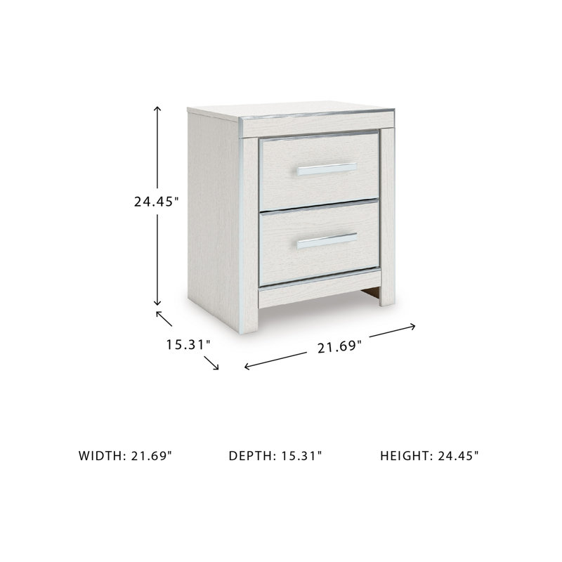 Ravalori Nightstand, White