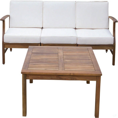 PERLA 3 SEATER SOFA AND TABLE SET