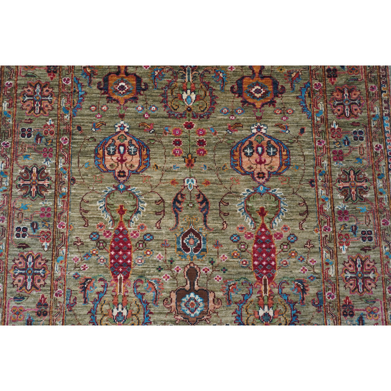Aryana Hand Woven Wool Oriental Area Rug