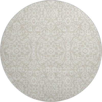 Premium Machine Washable Prisco Beige Rug