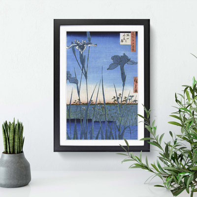 The Irises by Utagawa Hiroshige - Picture Frame Painting Print