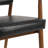 Hisatoshi Faux Leather Upholstered Armchair Classic Dining Chair with Armrest-1869177316-1841563610