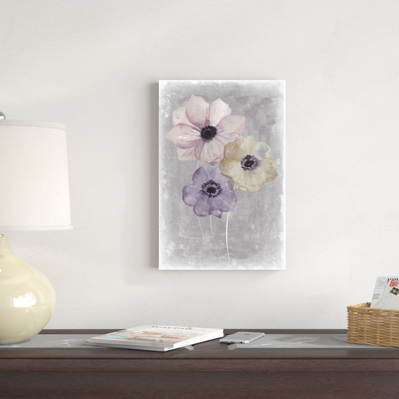 Floral Waltz II, H 18 po x l 12 po x P 1,25 po