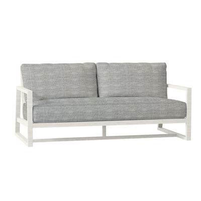 Avondale Aluminum Loveseat - Chalk