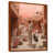 Toile avec cadre flottant brun