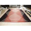 Black Flat Weave Wool Hourglass Motif Geometric Modern Contemporary Carpet Rug-622107771