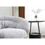 Chaise pivotante 360 en chenille grise - Offrez un soutien optimal à votre décor pour créer une chambre à coucher élégante-717027368