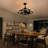 Arezo 27.17" Classic Black Caged Farmhouse Ceiling Fan With Light Kit And Remote Control-1183045544