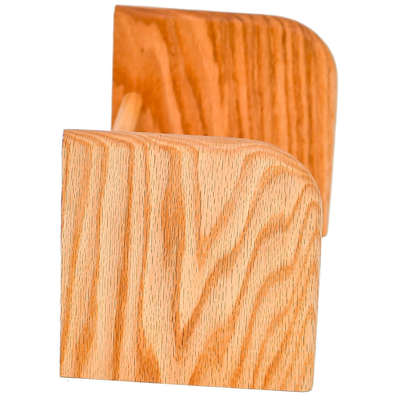 Dowel-Style Wooden CD Rack - 04 Series, Clear, 7.25" H x 12.25" W x 7.25" D