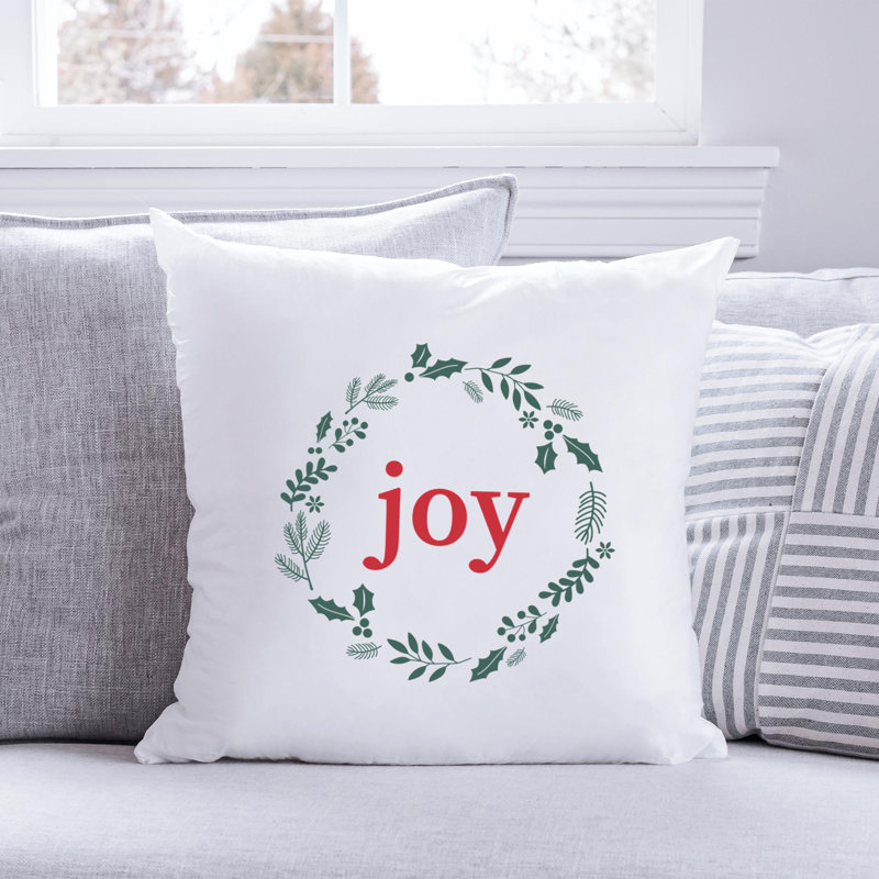 coussin décoratif en polyester Christmas-05, 20 po x 20 po