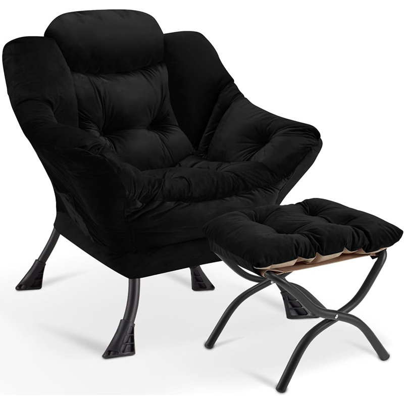 Fauteuil d'appoint avec repose-pieds Accent