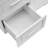 Tall Wide White Storage Cabinet With Doors And Three Drawers For Bathroom Or Office | Gift Idea-515936321