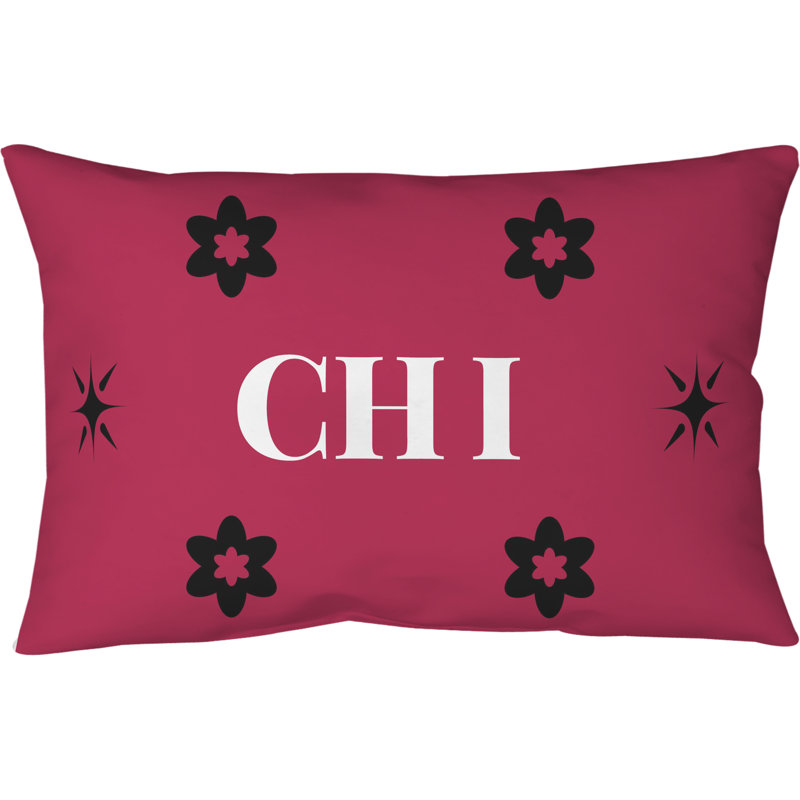 Oreiller en coton sergé 20 pouces x 14 pouces Chicago Basketball Colors, Blanc/noir/rose