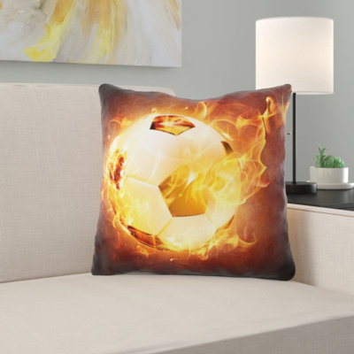 Football Throw Pillow